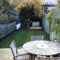 Patio and garden project in Wanstead after transformation
